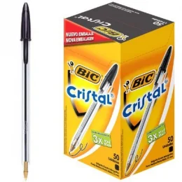 CANETA ESFEROGRFICA - BIC CRISTAL - PRETA