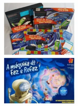 COMPRE JUNTO - TNEL DO TEMPO E MQUINA DO FAZ E REFAZ
